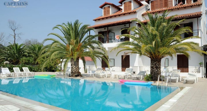 Captain's Studios & Apartments in Kavos, Corfu, Greek Islands